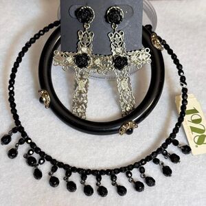 3 piece goth jewelry bundle